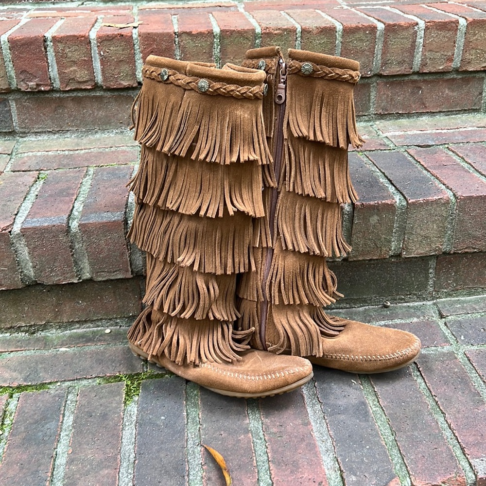 Minnetonka, Five Layer Fringe Boot - image 2